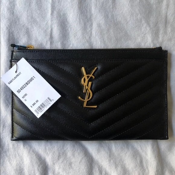 ysl zipper pouch